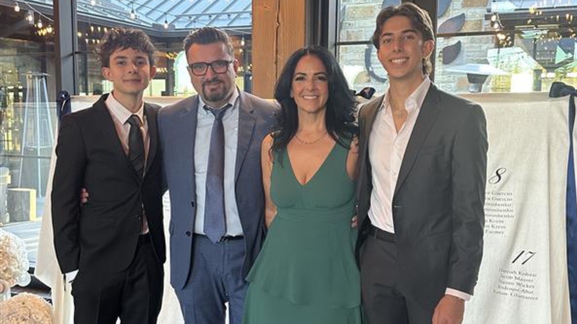 Danijel with his wife Rosina and their two sons